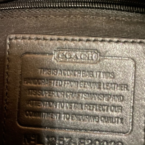 COACH  Purse Black Patent Poppy - Picture 3 of 10